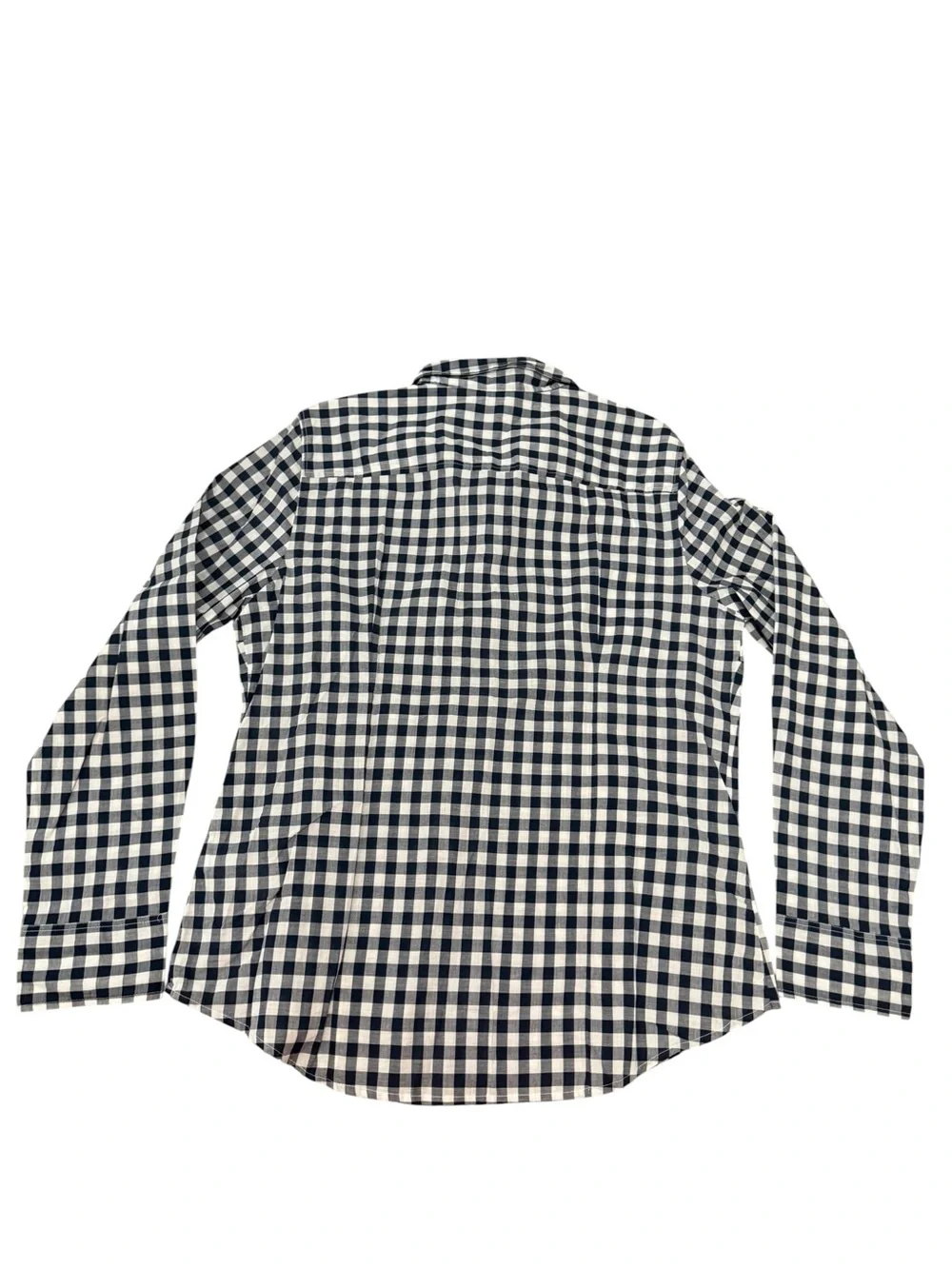 J.Crew NWT Classic Plaid Shirt in Signature Fit Navy White Gingham Womens Size L